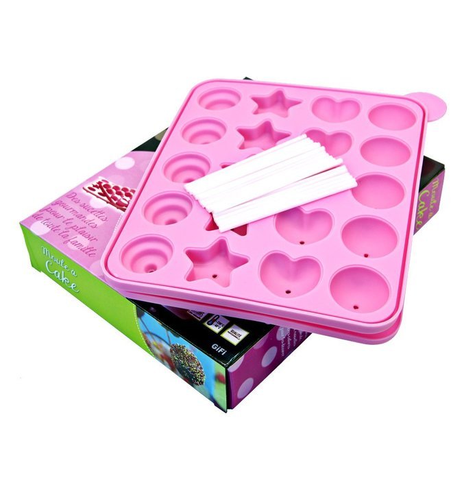 Blisstime&reg; Assorted Shapes Silicone Cake Lollipop Mold N3