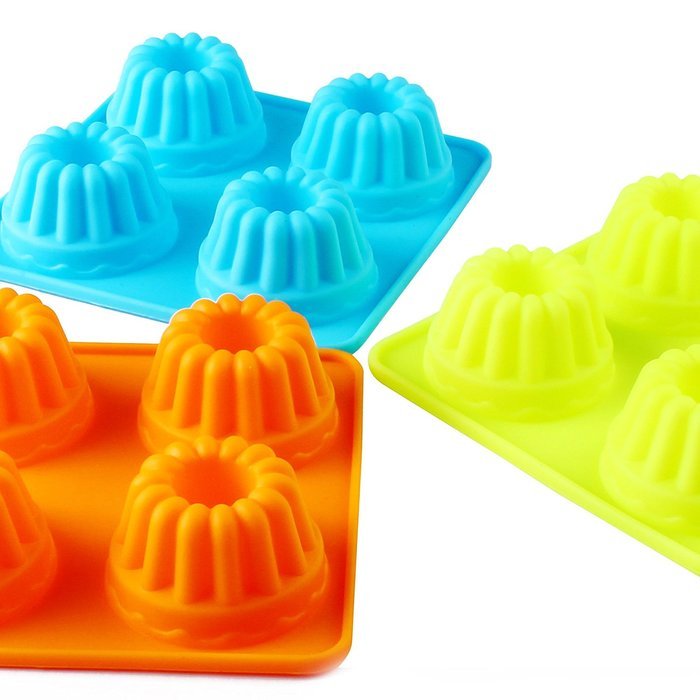 Home.lolo Fancy Bundt Cake Candy Silicone Mold DIY Mould Chocolate Soap Pastry SCM01A-04 N3