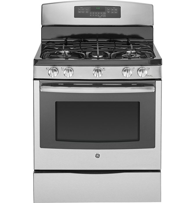 GE PGB920SEFSS Profile 30" Stainless Steel Gas Sealed Burner Range - Convection N3