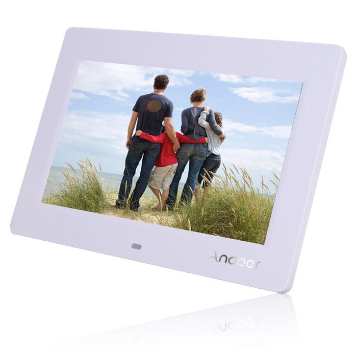 Andoer 10'' HD TFT-LCD 1024 * 600 Digital Photo Frame Alarm Clock MP3 MP4 Movie Player with... N15