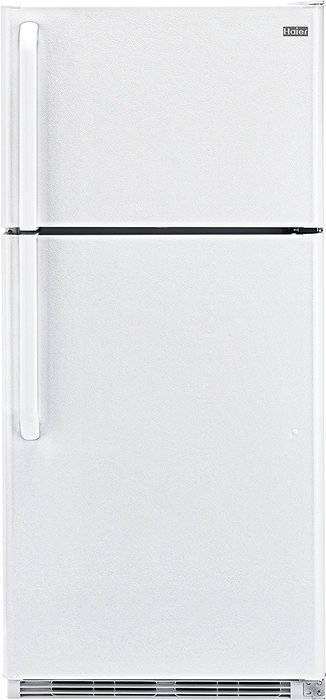 Haier HRT18R1APW 29.20" Freestanding Top Freezer Refrigerator with 18.1 cu. ft. Total Capacity, in White N3
