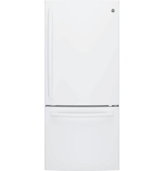 GE White Bottom Freezer Refrigerator N17