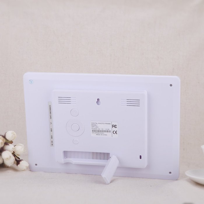 Andoer 10'' HD TFT-LCD 1024 * 600 Digital Photo Frame Alarm Clock MP3 MP4 Movie Player with... N16
