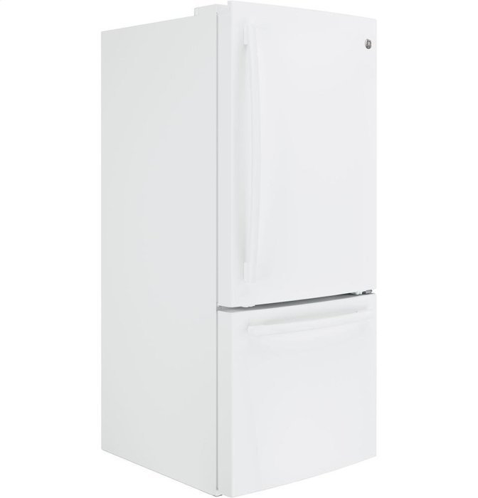 GE White Bottom Freezer Refrigerator N18