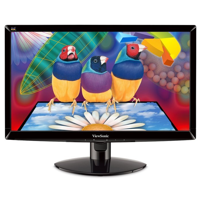 Viewsonic VA2037M-LED 20-Inch 1600x900 Wide Format LED Monitor Black N2