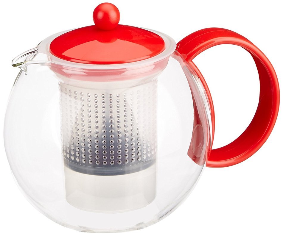 Bodum Assam Tea Press, 34-Ounce, Red