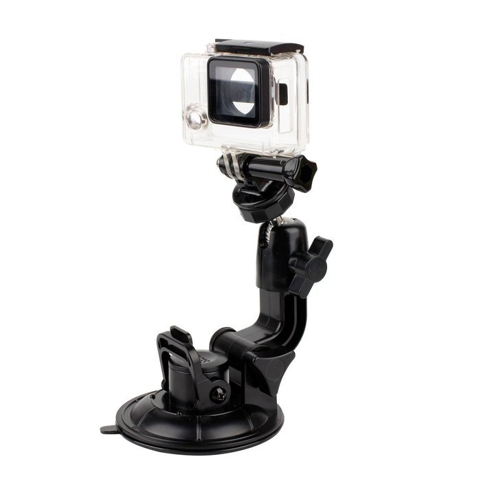 DLP Technical Heavy Duty 360 degrees Suction Cup Mount + Tripod Mount Adapter for GoPro 4 3+ 3 2 1 and Other Digital... N4