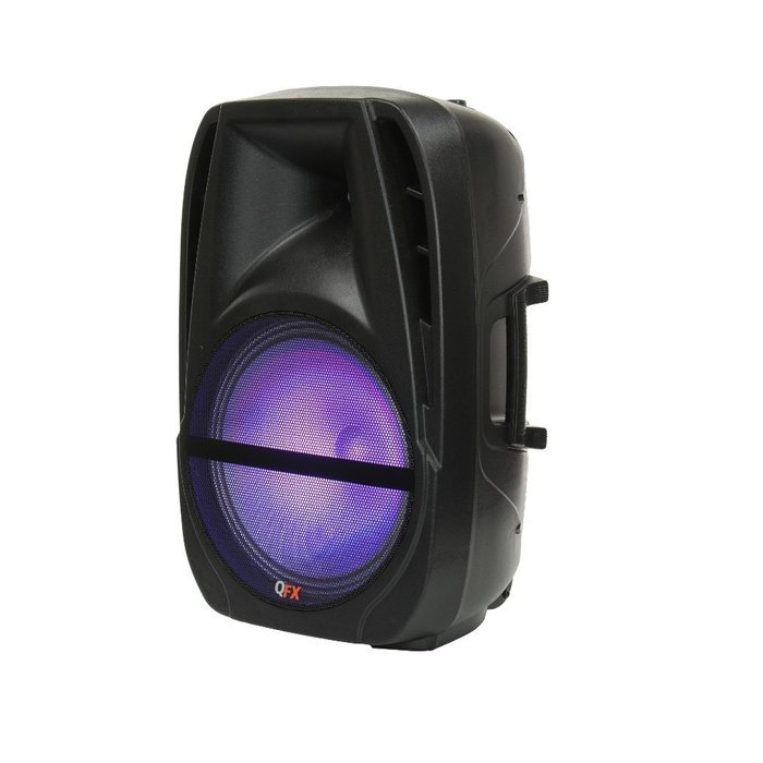 QFX PBX-BF12 12" Rechargeable Speaker w/Bluetooth/FM/USB/TF/AUX-In/Remote