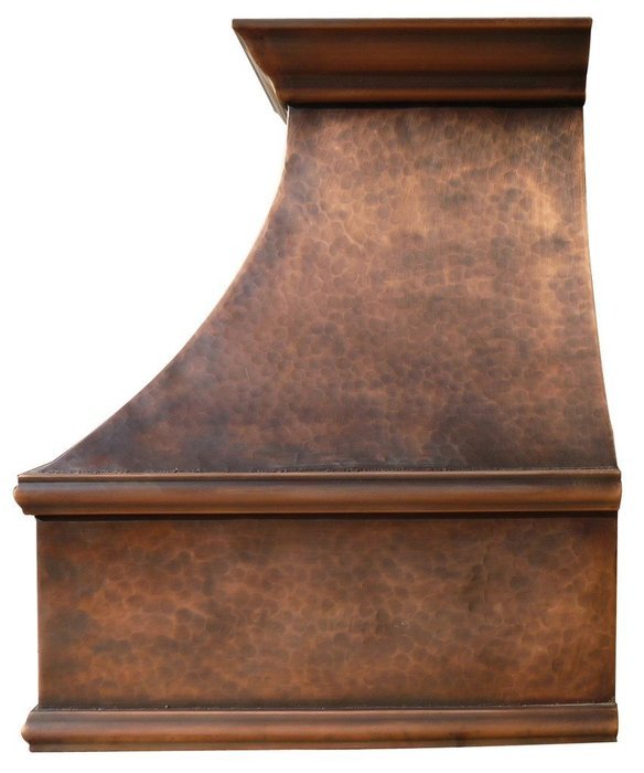 Copper Best H7 302127L Copper Range Hood Vented through Roof or Wall Easy Install N3