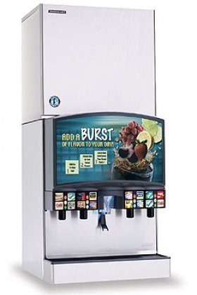 Hoshizaki KMS-750MLH Serenity Series 30" Stainless Steel Modular Ice Maker with Crescent Cubes 16 gal/100 lbs...