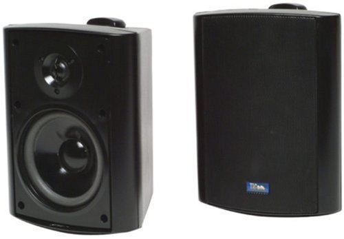 TIC TICASP25W 75-Watt Outdoor Patio Speaker with 70-Volt Switching - Black
