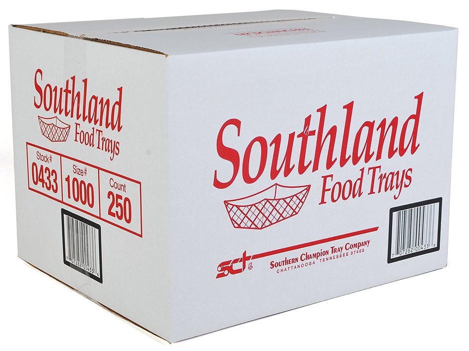 Southern Champion Tray Southland Paperboard Red Check Food Tray (Multiple Sizes Available) N9