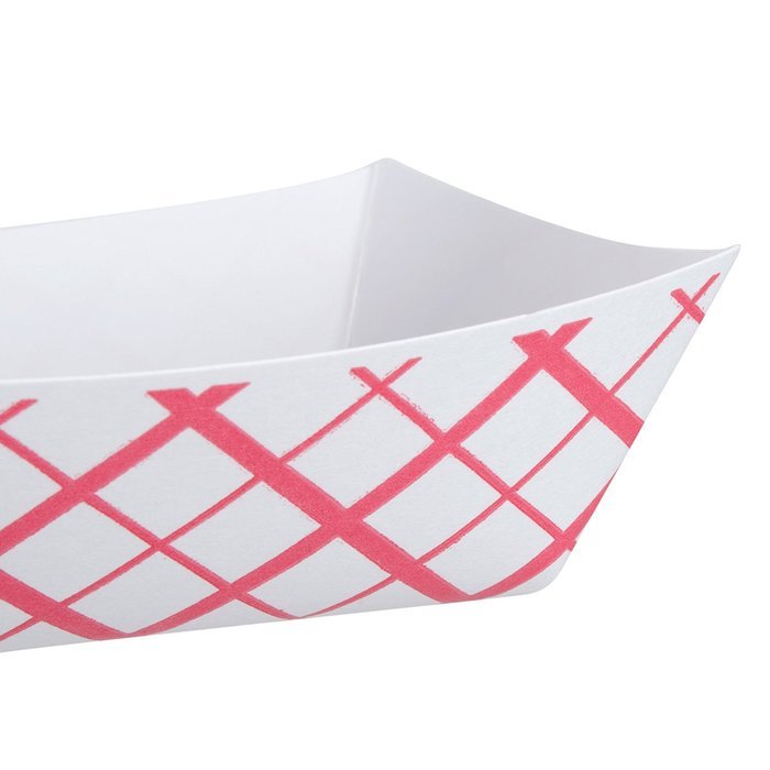 Southern Champion Tray Southland Paperboard Red Check Food Tray (Multiple Sizes Available) N10