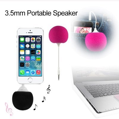 Cute mini speaker Sponge Balloon Ball Style Portable Speaker for Apple & Android by ppstore99