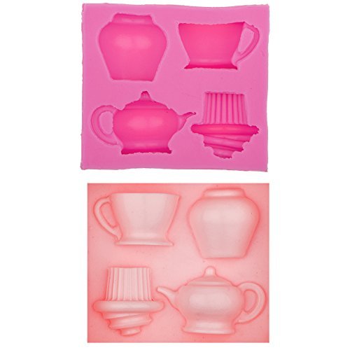 HT BAKEWARE | Teapot Teacup Silicone Mold N3