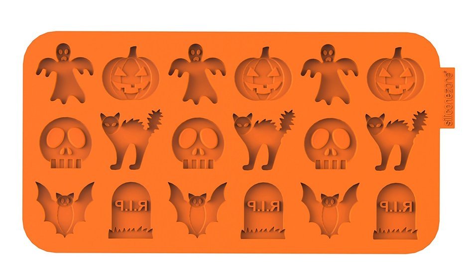 Siliconezone Chocochips Collection 8.9" Non-Stick Silicone Easter Chocolate Mold, Lime Green N18