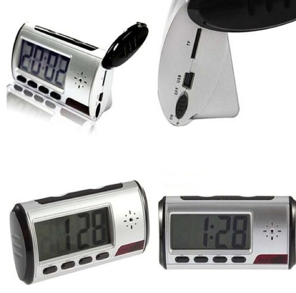 NEW! Digital HD Video DVR Alarm Clock Nanny Hidden Camera Recorder Motion Detect DVR N2