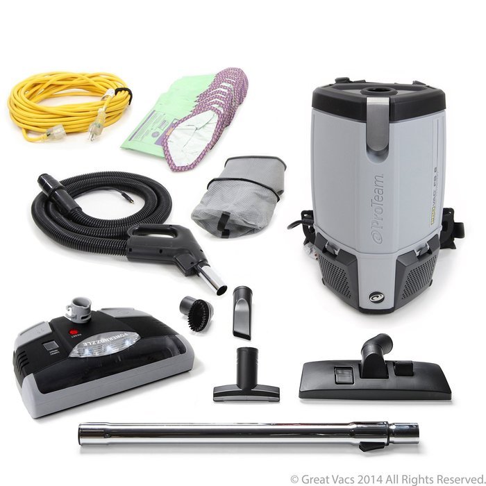 NEW 2014 Proteam ProVac With power head Backpack 6 qt Vacuum Cleaner FS6