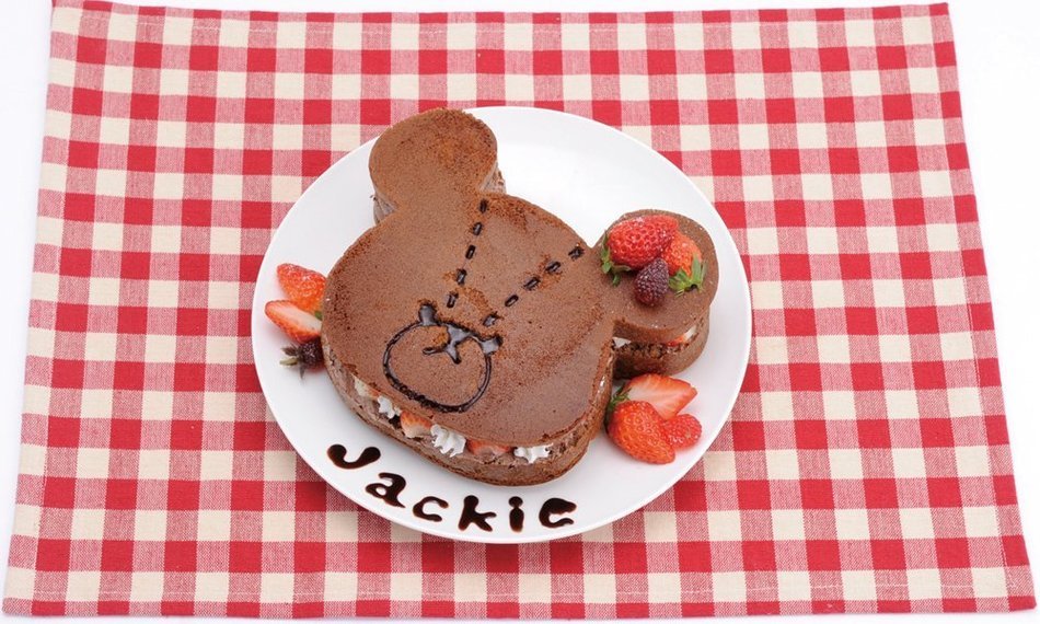 Yakuseru bears school silicone sponge cake type 40594