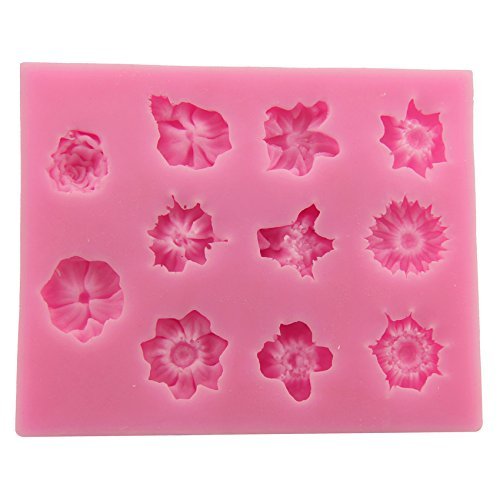 Let'S Diy Various Shapes Of Flower 3D Silicone Cake Fondant Decoration Mold Tools N2