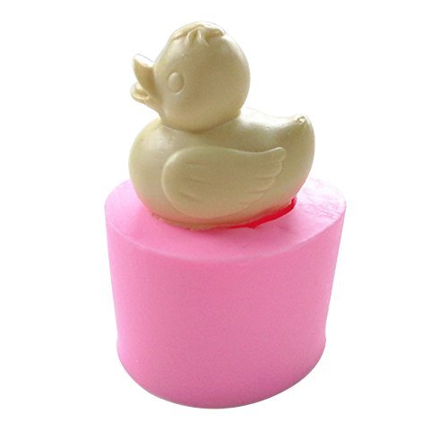 Joinor 3D Duck Silicone Fondant Mold Candle Making Kit Soap Mold DIY Chocolate Mold Cake Top Decorations
