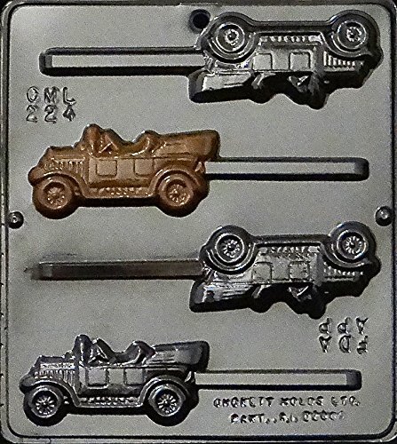 Antique Car Lollipop Chocolate Candy Mold 224
