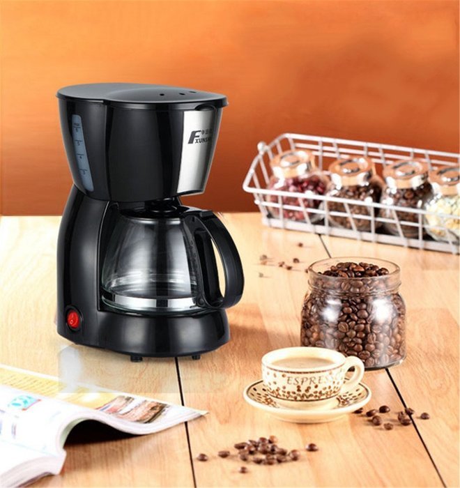 Royal- MD-228C American Style Automatic Drip Coffee Machine Anti-dry Thermal Insulation Coffee Pot 0.6L N7