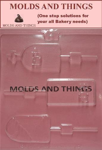 ASSORTED SIZE HEADSTONES CHOCOLATE CANDY MOLD with molding Instructions