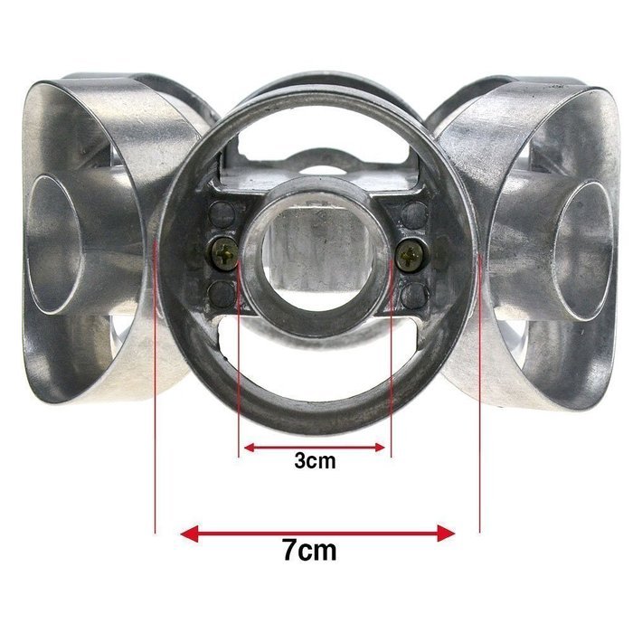 RUIMI Donut Maker Cutter 6 Sides Roller Revolving Mold Doughnut Tool Fondant Cake Bread Desserts Mould DIY Home... N7