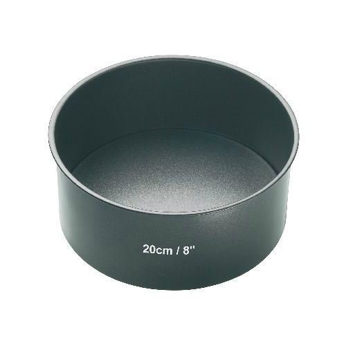 Master Class 8" Loose Base Wedding Christmas Cake Tin (Pack of 2)