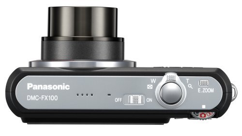 Panasonic Lumix FX100K 12.2MP Digital Camera with 3.6x Wide Angle MEGA Optical Image Stabilized Zoom (Black) N4