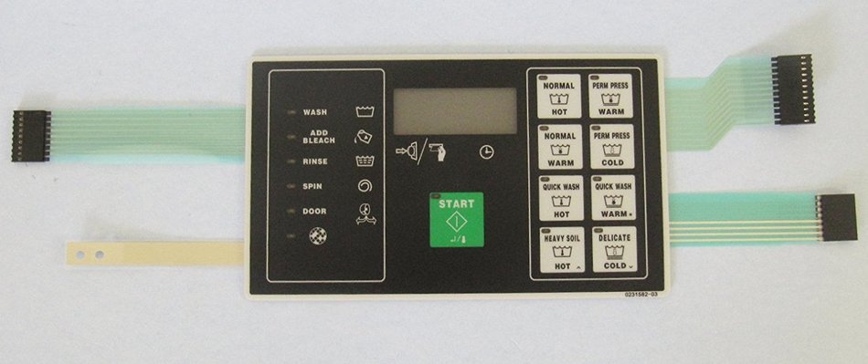 KEYPAD, TOUCHPAD FOR SPEED QUEEN WASHER PART# F0231582-03