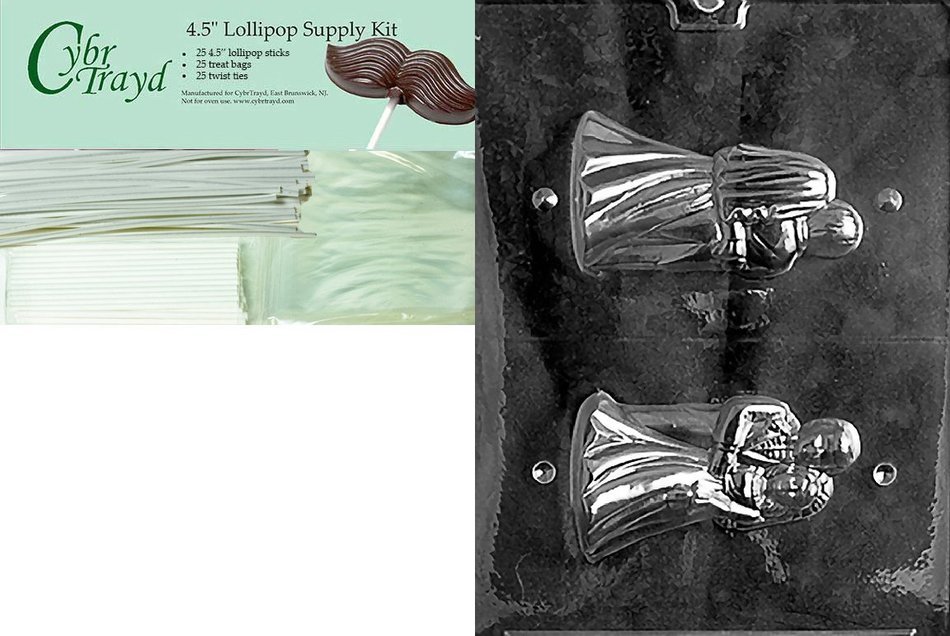 Cybrtrayd W037 Bride and Groom 3D Wedding Chocolate Candy Mold, 4-Inch N4