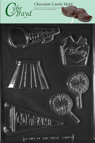 Cybrtrayd Cheerleading Kit Chocolate Candy Mold