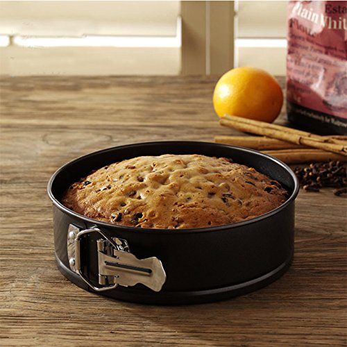 VILONG 9 inch circular Springform interlocking Chef's Classic Nonstick Bakeware Springform Pan, black (1, black) N7
