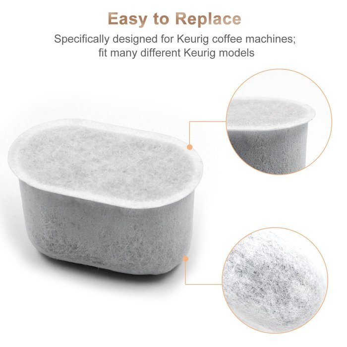 Possiave Charcoal Water Filters, Replaces Keurig 05073 - 12 Pieces a Pack，Works for K40, K45, K60, K65, K70, K75... N4