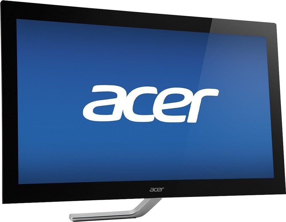 Acer - 23" IPS LED HD Touch-Screen Monitor - Black N2