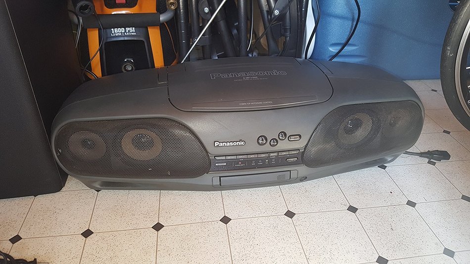 Panasonic RX-DT707 Bi-AMP 4-DRIVE COBRA TOP MOTORIZED CONTROL /CD/DOUBLE CASSETTE/AM-FM TUNER