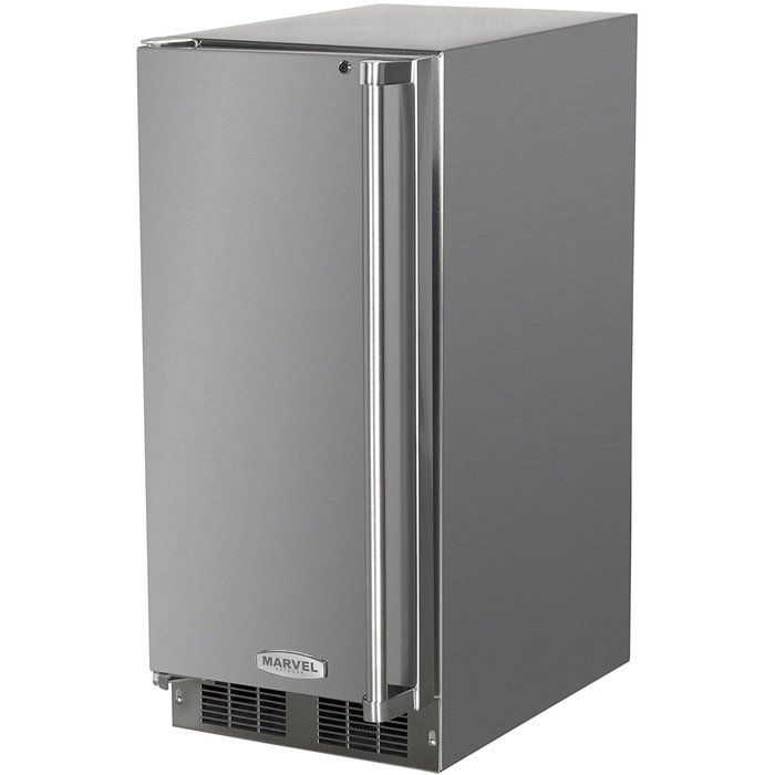 Marvel ML15BCG1RS Beverage Center, Glass Door, Right Hinge, 15-Inch, Stainless Steel N5