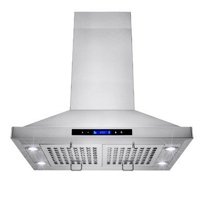 Golden Vantage 29.5'' 400 CFM Convertible Island Range Hood N8