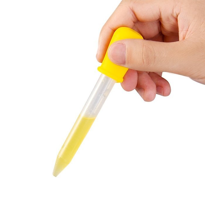 Outus 6 Pieces Silicone and Plastic Droppers Pipettes for Candy Molds, Gummy Mold and Crafts, 5 ML N5