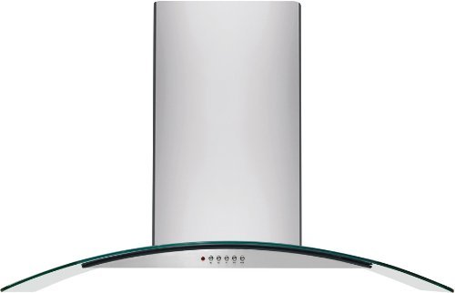 Frigidaire Gallery FHPC3660LS 36 Island Mount Chimney Range Hood 400 CFM Internal Blower, 3-Speed