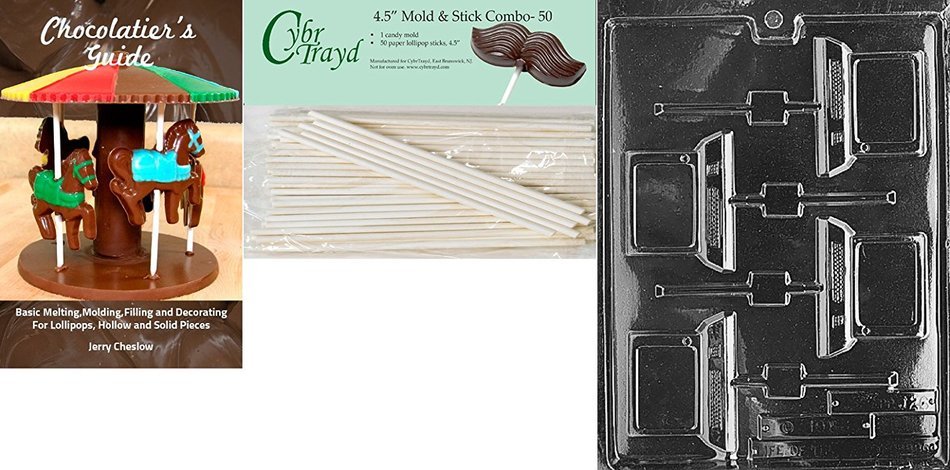 Cybrtrayd J026 Computer Lolly Jobs Chocolate Candy Mold N10
