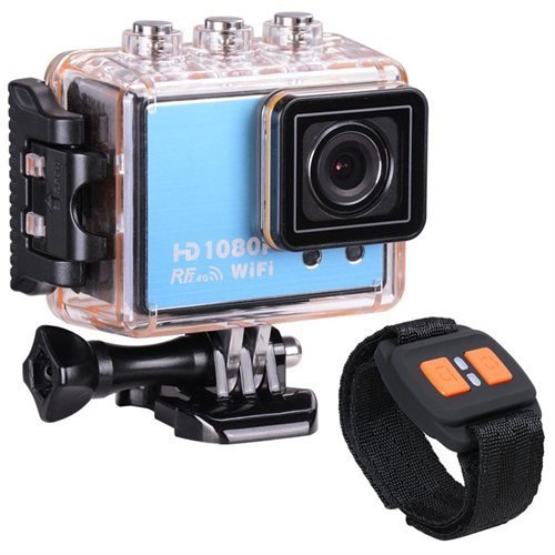 Blue Action Sports Outdoor Waterproof Digital Cam Camera Camcorder Full HD 1080P Wifi With Remote Control N3