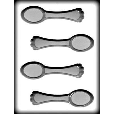 8H-9992 5" Cookie Spoon Hard Candy Mold Package of 3