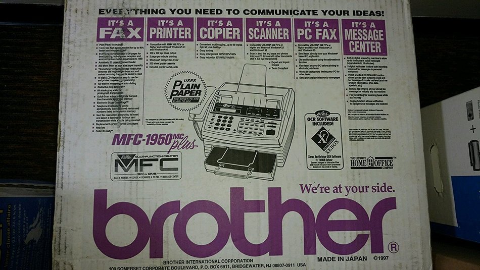 Brother MFC-1950MC Plus Printer Copier Scanner Fax Message Printer All-In-One Printer N2