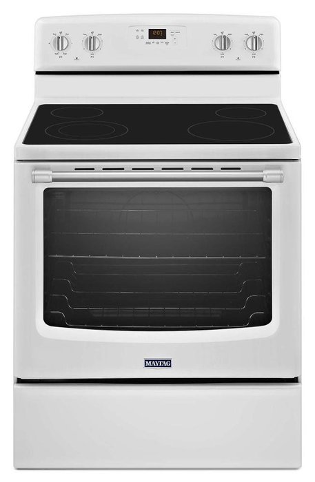6.2 Cu. Ft. Electric Range with Precision Cooking System Finish: White