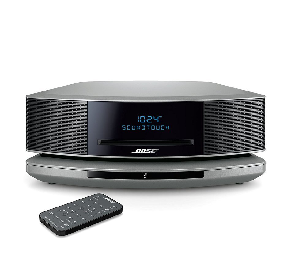 Bose Wave SoundTouch IV - Platinum Silver & SoundTouch 10 - Black Bundle Wi-Fi Music Systems N3