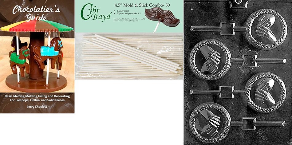 Cybrtrayd W052 Hands with Rings Lolly Wedding Chocolate Candy Mold N8