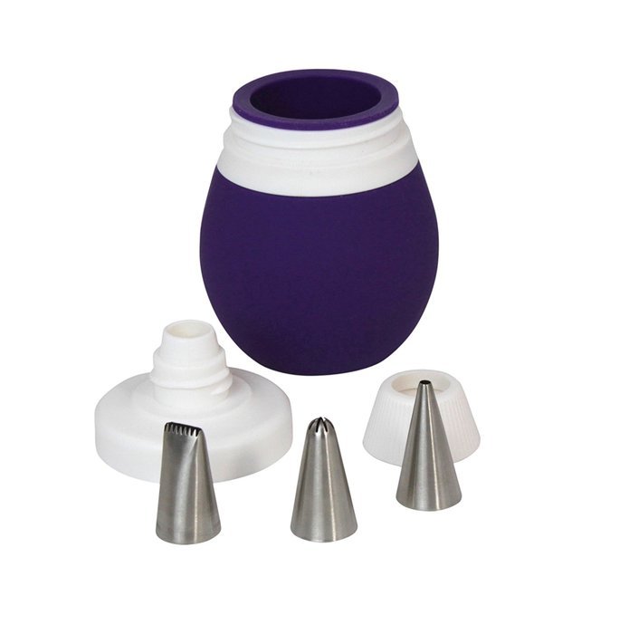 Prepworks Decorating Bulbs - 3 Bulbs - 3 Tip Styles - 9 Tips Total N2